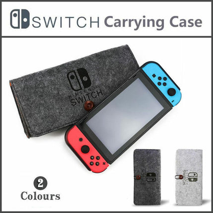 For Nintendo Switch / Lite Portable Felt Travel Carrying Bag Pouch Storage Case - Aimall