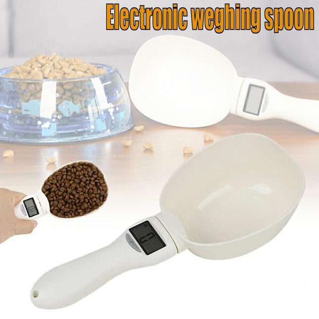 Measuring Spoon Cup Pet Food Water Scoop Kitchen Scale Spoon Led Display Au - Aimall