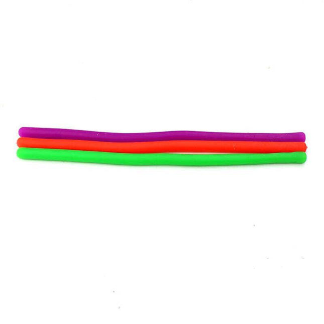 6 Pcs Monkey Noodle Rainbow Set Pop It Stretchy Fidget Toy Sensory Stress Relief - Aimall