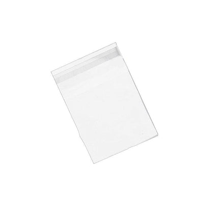 100X Translucent Plastic Candy Packaging Bags Self Adhesive Cookie Biscuit Bags