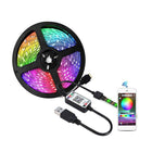 New Led Strip Lights Rgb Usb Ip65 Waterproof 1M-10M 60-300 Leds Bluetooth 5V Au - Aimall