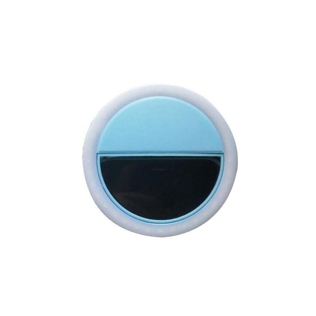 3 Modes Selfie Led Ring Fill Light Camera Rechargeable For Iphone Android Phone - Aimall