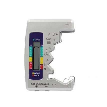 Universal Digital Battery Tester Checker C D N Aaa Aa 1.5V Button Cell Portable - Aimall