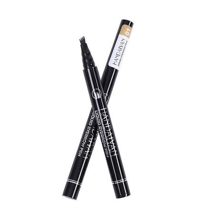 4 Tip Waterproof Microblading Eyebrow Pen for Natural Hair-Like Strokes