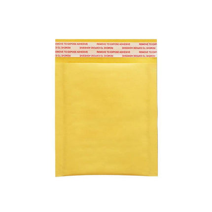 25PCS Poly Bubble Mailer Yellow Colour Multi-Size Plastic Padded Bag - Aimall