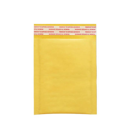 25PCS Poly Bubble Mailer Yellow Colour Multi-Size Plastic Padded Bag - Aimall