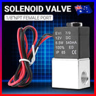 DC 12V Normally Closed Fast Response Electric Air Oil Water Solenoid Valve