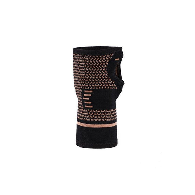 Copper Wrist & Hand Compression Sleeve Support Arthritis Gloves Hand Palm Brace - Aimall