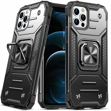 Black Case For Iphone 13 12 11 Pro Max Xr X Xs 7 8 Plus Shockproof Rugged Cover - Aimall