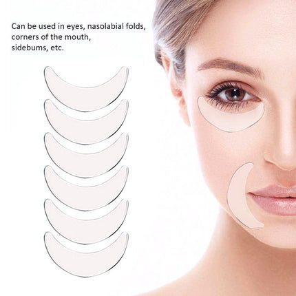 7Pcs Reusable Anti Wrinkle Forehead Face Pad Silicone Removal Patch Skin Care Au