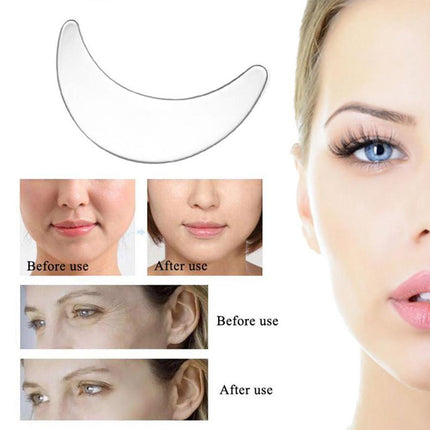 7Pcs Reusable Anti Wrinkle Forehead Face Pad Silicone Removal Patch Skin Care Au