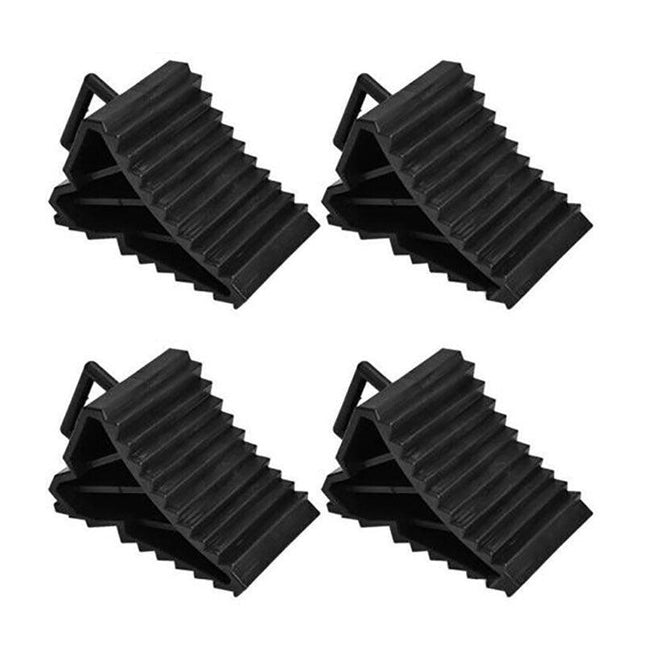 4Pcs Heavy Wheel Chock Tough Chocks Stops Car Trailer Boat Caravan Au Stock - Aimall