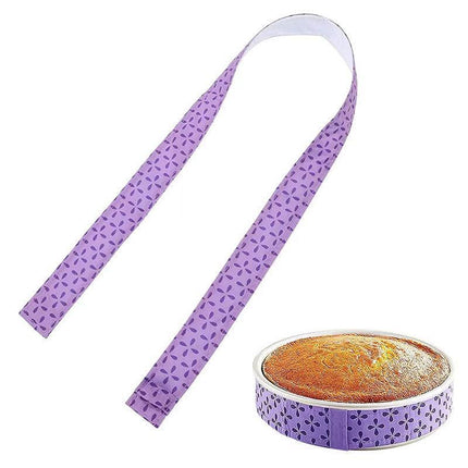 2Pcs Cake Pan Strips Heat Protection Belt Bake Even Strip Moist Baking Tool Au - Aimall