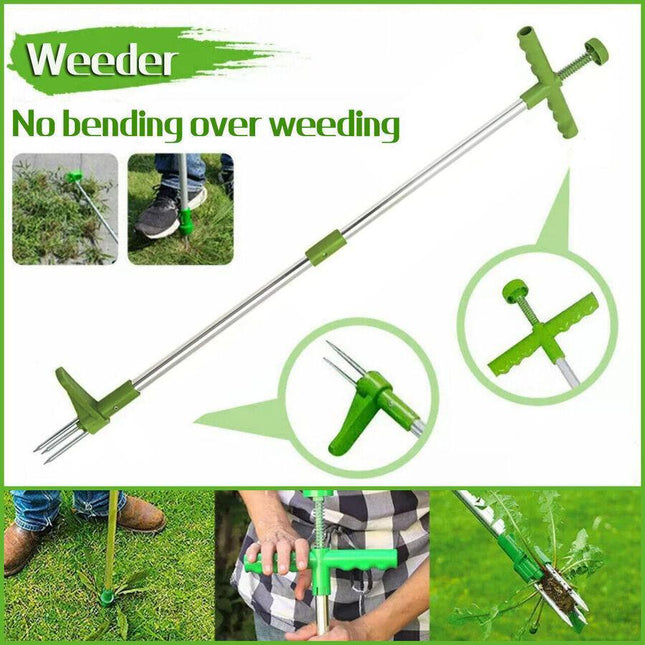 Weed Puller Garden Golves Claws Weeder Twister Twist Pull Lawn Root Remover Tool - Aimall