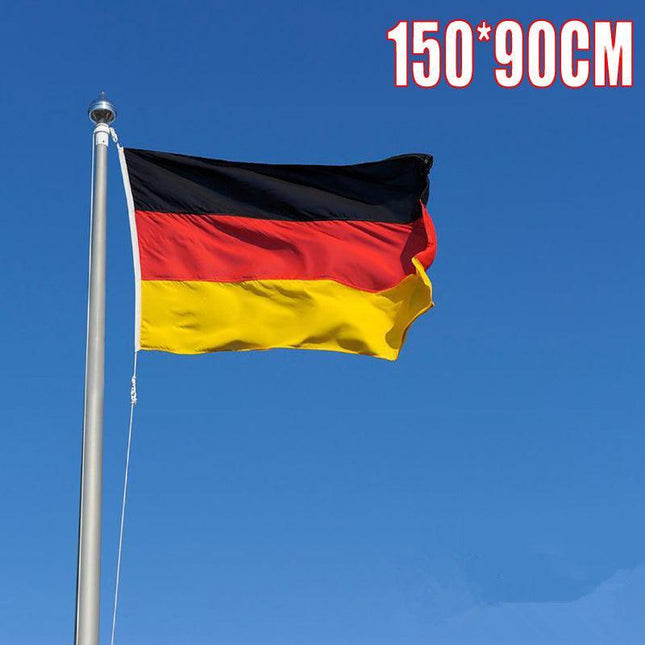 Large German Germany Flag Deutschland Heavy Duty Outdoor 90 X 150 Cm - 3Ft X 5Ft - Aimall