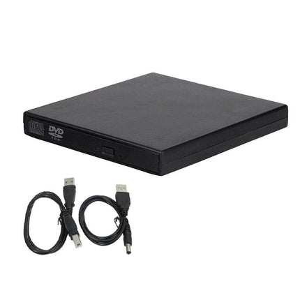 Usb External Cd Rw Dvd Rom Writer Burner Player Drive Pc Laptop For Mac Windows - Aimall
