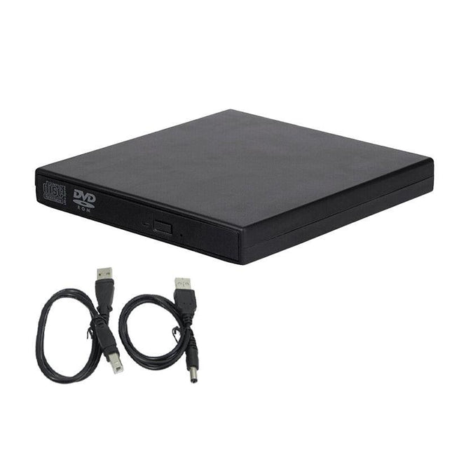 Usb External Cd Rw Dvd Rom Writer Burner Player Drive Pc Laptop For Mac Windows - Aimall
