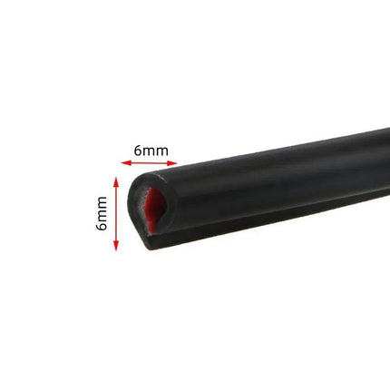 5M Car Door Edge Protector Strip Anti-Scratch Protection Rubber Trim Seal Au