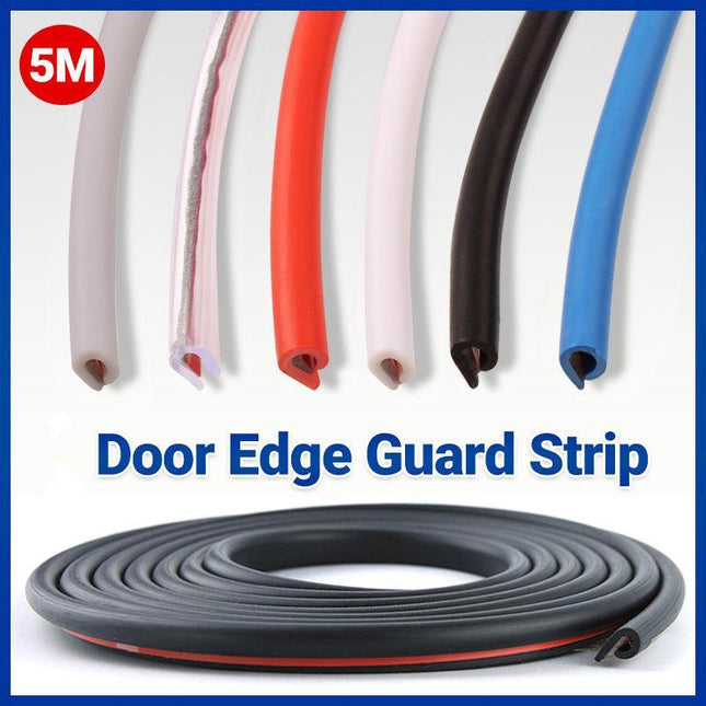 5M Car Door Edge Protector Strip Anti-Scratch Protection Rubber Trim Seal Au - Aimall