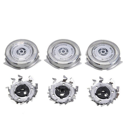 3Pcs Replacement Shaver Blades Heads For Philips Series 5000 Sh50 Sh51 Sh52 Hq8 - Aimall