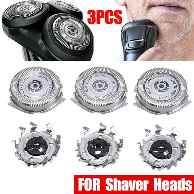 3Pcs Replacement Shaver Blades Heads For Philips Series 5000 Sh50 Sh51 Sh52 Hq8 - Aimall