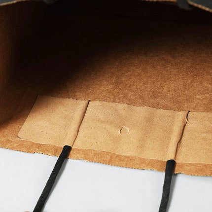 50X Kraft Paper Bags Gift Shopping Carry Craft Brown Bag With Handles