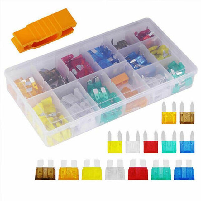 300Pcs Car Blade Fuses Assortment Assorted Kit Blade Set Auto Truck Automotive - Aimall
