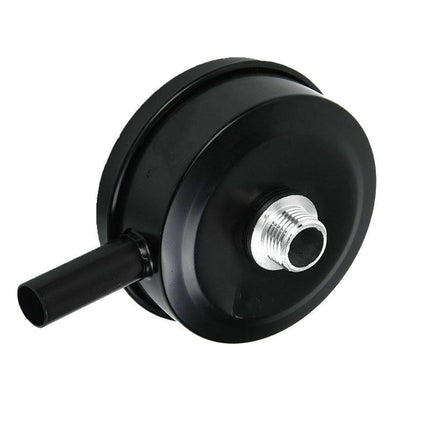 2 Pcs Compressor Male Threaded 20Mm Air Intake Silencer Filter Black Metal Shell - Aimall