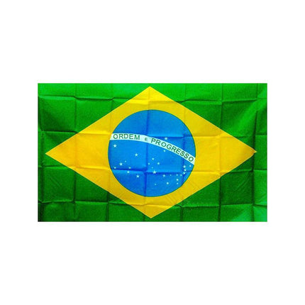Large Brazilian Brazil Flag Heavy Duty Outdoor 90 X 150 CM - 3ft x 5ft AU Stock - Aimall