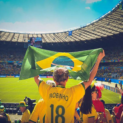 Large Brazilian Brazil Flag Heavy Duty Outdoor 90 X 150 CM - 3ft x 5ft AU Stock - Aimall