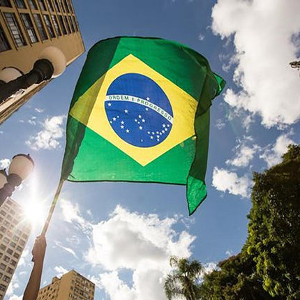 Large Brazilian Brazil Flag Heavy Duty Outdoor 90 X 150 CM - 3ft x 5ft AU Stock - Aimall