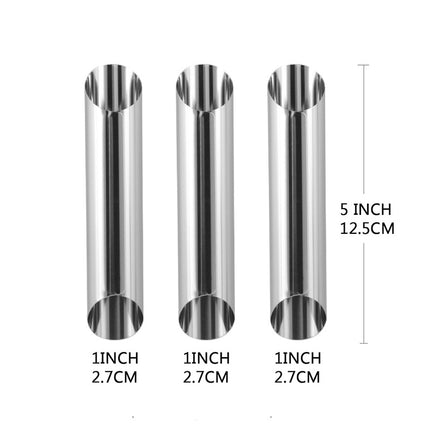 Stainless Steel Cannoli Molds Cream Horn Pastry Tubes Baking Cones 12pcs 20pcs