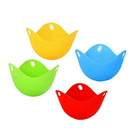 4Pcs Silicone Egg Poacher Poaching Pods Pan Poached Cups Moulds For Kitchen Au - Aimall