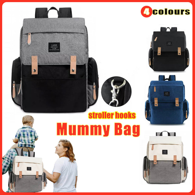 Multifunctional Diaper Backpack Changing Bag Nappy Mummy Travel Organiser