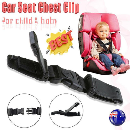 Baby Car Safety Seat Strap Clip Harness Chest Belt Child Buggy Buckle Lock Au - Aimall