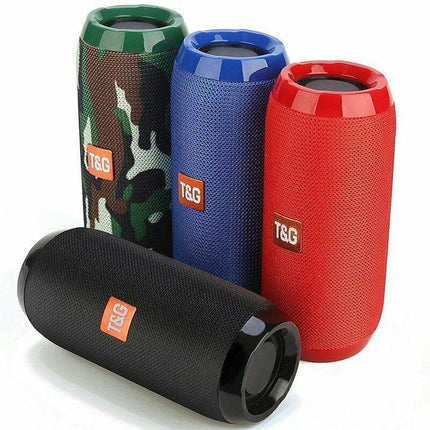 Wireless Portable Bluetooth Speakers Hifi Stereo Outdoor Usb/Tf/Aux Fm Radio Au - Aimall