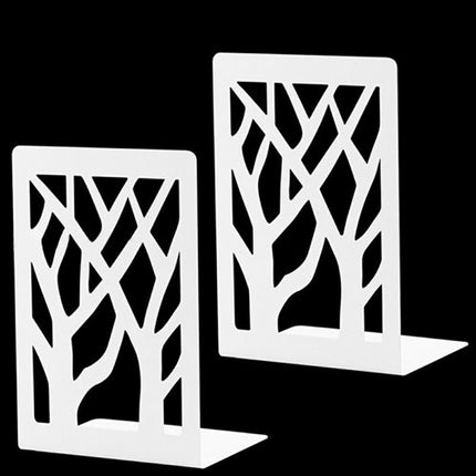 1 Pair Decorative Metal Bookends Heavy Duty Book Holder