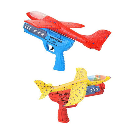 Plane Gun Airplane Launcher Toy Catapult Outside Flying Launcher Outdoor Toys Au Aimall