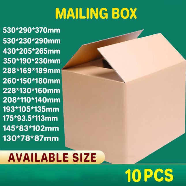 3-Layer Mailing Box Carton Small Medium Large Cardboard Parcel Boxes - Aimall