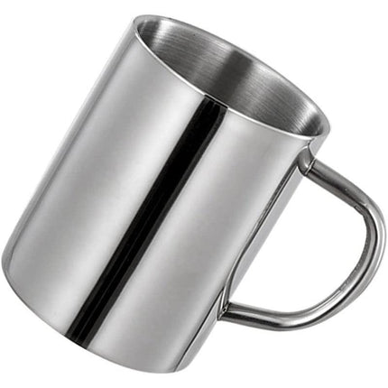 2PCS 380ML Stainless Steel Double Wall Cup Mugs Drinking Coffee Camping Travel - Aimall