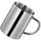 2PCS 380ML Stainless Steel Double Wall Cup Mugs Drinking Coffee Camping Travel - Aimall
