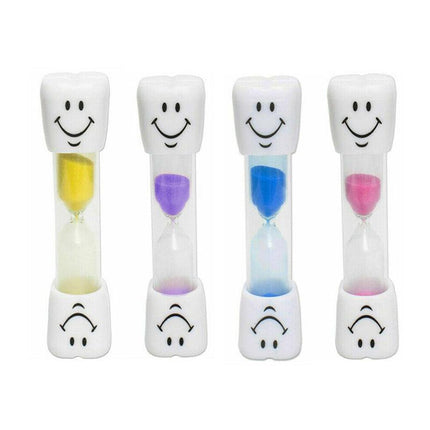 3 Mins Hourglass Sand Timer Kids Gifts Egg Kitchen Smiley Tooth Brushing Clock - Aimall