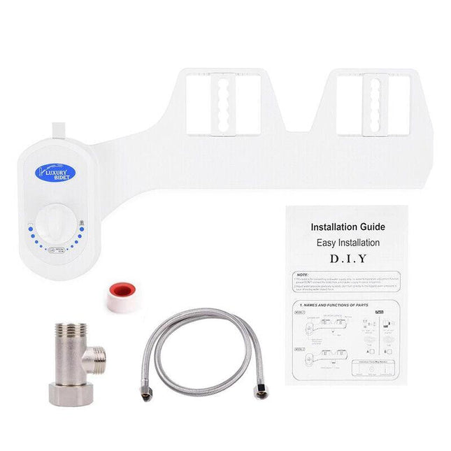 1PC Easy Toilet Hygiene Water Wash Clean Unisex Bidet Seat Attachment Upgrade AU - Aimall