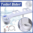 1PC Easy Toilet Hygiene Water Wash Clean Unisex Bidet Seat Attachment Upgrade AU - Aimall