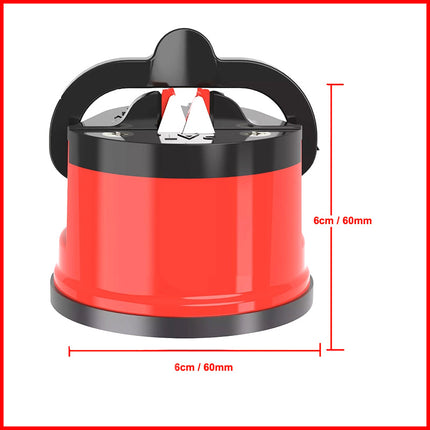 Diamond Knife Sharpener with Suction Base for Kitchen Knives and Scissors