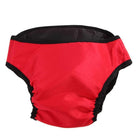 Washable Female Pet Dog Cat Nappy Diaper Physiological Pants Panties Underwear Red - Aimall