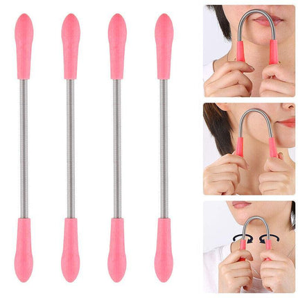 5X Hair Epilator Threading Facial Remover Roller Spring Face Smooth Tool Beauty - Aimall