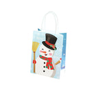 25PCS Christmas Tote Bags Kraft Paper Gift Bags Party Favor Holiday
