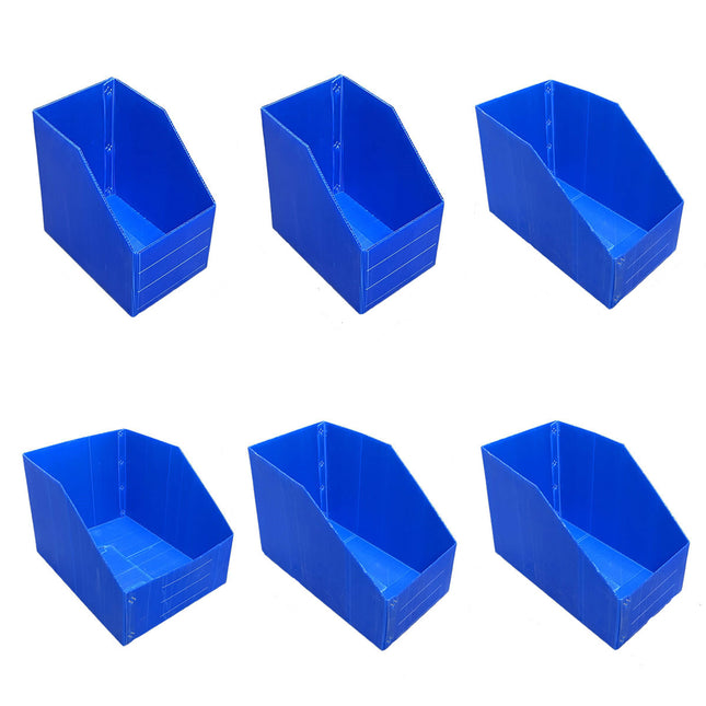 Plastic Storage Box Set 6Size Clear Hard Case Miter Tool Parts Display Organiser