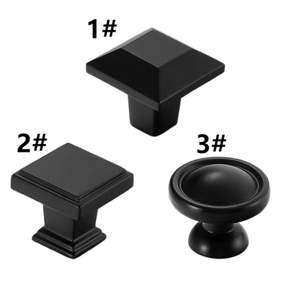 Black Copper Cabinet Handle Wardrobe Drawer Pull Door Handle for Cabinets